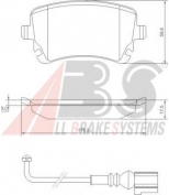 ABS - 37413 - Комплект тормозных колодок, диско