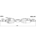 ASVA - NSDL001 - ПРИВОД ЛЕВЫЙ 25x653x27