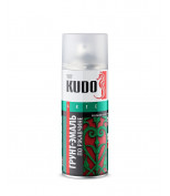 KUDO KU313020 Краска-аэрозоль KUDO грунт-эмаль по ржавчине  красная RAL 3020 (520 мл)