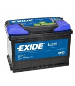 EXIDE - EB740 - АКБ Excell 74Ah 680A 278x175x190 (-+)