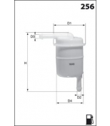 MECAFILTER - ELE6016 - Фильтр топливный
