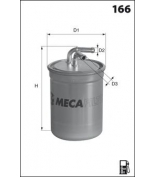 MECAFILTER - ELG5340 - Фильтр топливный: W211/W463/W163/W220/00-06/4.0