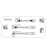 JANMOR - ODU239 - Высоковольтные провода_Opel Omega A/Senator B 2.6 C26NE 90-93 (58x71