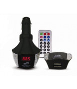 AVS 43035 FM модулятор MP3+плеер с дисплеем и пультом (в прикуриватель) AVS F-507