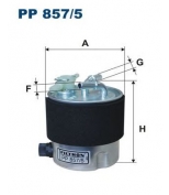 FILTRON - PP8575 - Фильтр топливный NISSAN QASHQAI/X-TRAIL/RENAULT KOLEOS 2.0D 07-