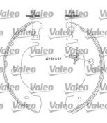VALEO - 554584 - Комплект тормозов, барабанный тормозной механизм