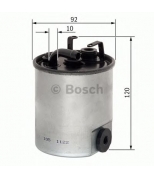 BOSCH - F026402003 - Фильтр топливный MERCEDES-BENZ: SPRINTER 95-06,