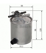 BOSCH - F026402019 - Фильтр топливный RENAULT LOGAN 07-  DACIA LOGAN 05