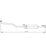 DINEX - 50472 - Труба глушителя МБ Спринтер