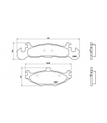 BREMBO - P11001 - Колодки