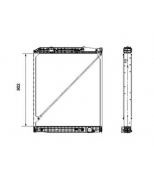 NRF - 519576 - Основной радиатор (двигателя)