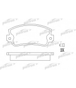 PATRON - PBP346 - Колодки тормозные дисковые передн FIAT: 131 76-84, 131 Familiare/Panorama 78-85, 147 76-95, 147 Panorama 80-95, PANDA 80-04, PANDA 03-, PANDA Van 86-04, REGATA 83-90, REGAT