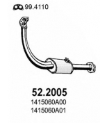 ASSO - 522005 - Передний резонатор глушителя Suzuki...