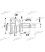 PATRON - PCV1371 - ШРУС наружн к-кт OPEL: MOVANO самосвал 99 -, RENAULT: MASTER II c бортовой платформой/ходовая часть 98 -, MASTER II автобус 98 -, MASTER II фургон 98