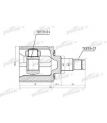 PATRON - PCV1454 - ШРУС внутренний 27x47x24 TOYOTA LAND CRUISER PRADO 90 96-02