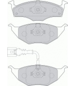 FERODO - FDB1633 - Колодки торм.пер. AUDI A2 1.2 TDI 03/01-08/05.VW Lupo 1.2/1.4/TDI 01/99-07/05