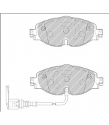 FERODO - FDB4433 - Комплект тормозных колодок дисковый тормоз