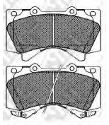 NIBK - PN1541 - Торм. колодки NiBK PN1541Toyota Land Cruiser IV 08- F