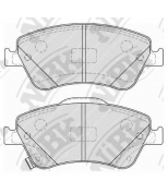 NIBK - PN1834 - Колодки торм.пер.