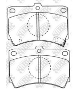 NIBK - PN5138 - КОЛОДКИ ТОРМОЗНЫЕ ДИСКОВЫЕ