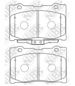 NIBK - PN8801 - колодка тормозная дисковая