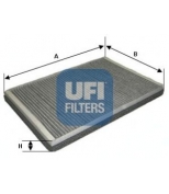 UFI - 5412300 - Фильтр салона carbon