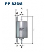 FILTRON - PP8368 - Фильтр топливный VAG A4(8E2 B6 8EC B7) 1.8T