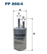 FILTRON PP8664 Фильтр топливный Volvo xc60  s80 ii 2.5t  3.0 t6  3.2