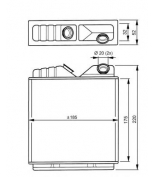 NRF - 58146 - 58146_радиатор печки! Opel Astra/Calibra 1.4-2.5i/1.7D/TD 91>