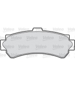 VALEO - 598449 - Комплект тормозных колодок