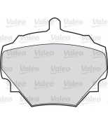 VALEO - 598497 - Комплект тормозных колодок, диско
