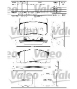 VALEO - 598520 - Комплект тормозных колодок