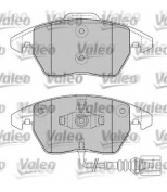 VALEO - 598635 - Комплект тормозных колодок