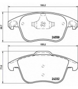 BREMBO - P61117 - Колодки тормозные P61117