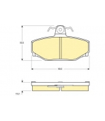 GIRLING - 6104421 - (GDB442) Колодки торм зад VOLVO740-960(Girl)