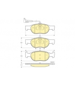 GIRLING - 6112912 - (GDB1291) Колодки торм пер FIAT MAREA/BRAVA