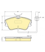 GIRLING - 6113671 - "(GDB1367) Колодки торм пер VW T4 15"" 5/99->"