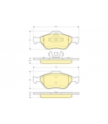 GIRLING - 6114192 - Колодки торм. Ford Skoda - Mazda Fiesta/Fiesta Van