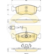 GIRLING - 6119002 - Колодки тормозные FIAT 500 09-/PUNTO 09-12 передние