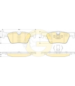 GIRLING - 6119192 - Колодки тормозные BMW 1 F20 10-/3 F30 11- задние