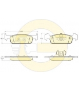GIRLING - 6120182 - Колодки тормозные RENAULT LOGAN II/SANDERO II 14- пер.