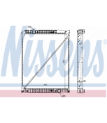 NISSENS - 62649A - Радиатор системы охлаждения 952x810x40мм (c рамкой) (96 -)/ (08 -)