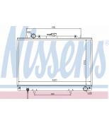 NISSENS 62809 Радиатор двигателя MITSUBISHI L200 D 95-