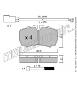 TRUSTING - 6202W - К-т дисков. тормоз. колодок Ford Transit 2008- R