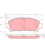TRW - GDB1145 - Колодки тормозные дисковые GDB1145