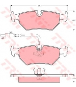 TRW - GDB1258 - Колодки тормозные дисковые GDB1258