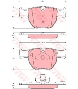 TRW - GDB1526 - Колодки тормозные дисковые GDB1526