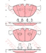 TRW - GDB1558 - Колодки тормозные дисковые GDB1558