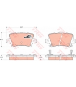 TRW - GDB3408 - Колодки тормозные дисковые GDB3408