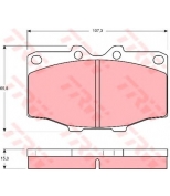 TRW - GDB352 - Колодки тормозные дисковые GDB352